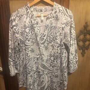 Style& Co Tunic Blouse Top Xl